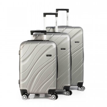 Série de 3 valises ABS Gris...